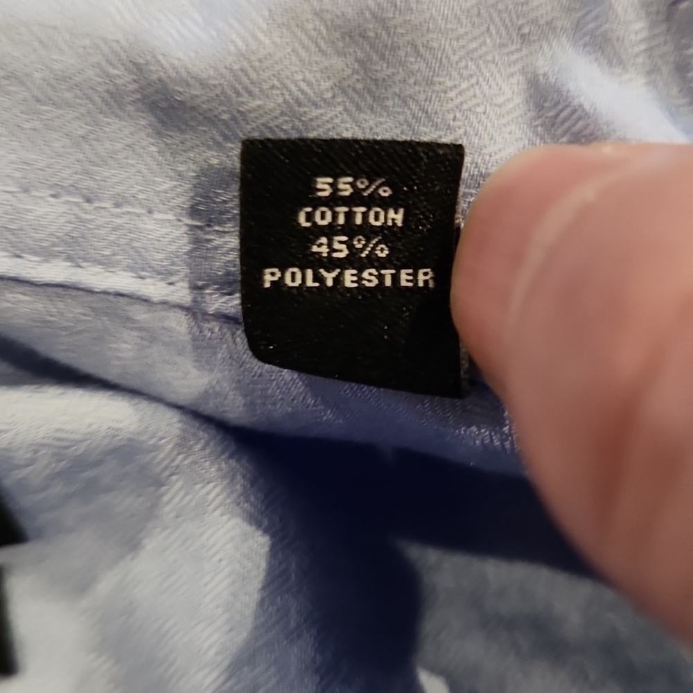 𝅺shaquille O'Neal Light Blue Houndstooth Button-Up Shirt - Picture 7 of 9